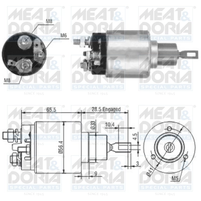 Solenoid Switch, starter